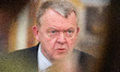 Denmark's Minister for Foreign Affairs Lars Loekke Rasmussen speaks to the media after the...