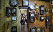 The watchmaker's shop is in the central Attaba district of Cairo, Egypt, on January 5, 202...
