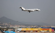 A private Bombardier BD-700-1A11 Global 5000, owned by Mercadona, lands at Barcelona-El Pr...