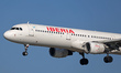 An Iberia Airbus A321-212 lands at Barcelona-El Prat Airport in Barcelona, Spain, on Decem...