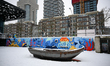 In Rotterdam, Netherlands, on June 7, 2026, severe winter weather disrupts daily life acro...