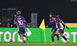 Robin Gosens of A.C.F. Fiorentina celebrates after scoring the goal to make it 1-1 during...