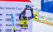 RASSAT Paco from France places third on the podium at the 3Tre FIS Ski World Cup in Madonn...