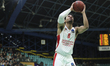 Justin Smith, #0 of Hapoel Midtown Jerusalem, is in action during the BKT EuroCup match be...