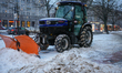 Streets are seen covered in snow in Warsaw, Poland on 09 January, 2026. Authorities have w...