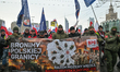 WARSAW, POLAND – JANUARY 9:Farmers from across Poland and their supporters walk from the...