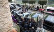 The funeral of 19-year-old Aurora Livoli takes place at the Church of San Giovanni Battist...