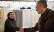 Henrique Gouveia e Melo, a Portuguese Presidential Election Candidate, visits a street mar...