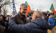 Henrique Gouveia e Melo, a Portuguese Presidential Election Candidate, visits a street mar...