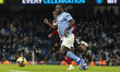 Jeremy Doku #11 of Manchester City F.C. is in action during the Emirates FA Cup Third Roun...