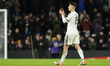 Jorge Cuenca of Fulham thanks the supporters after the Emirates FA Cup Third Round match b...