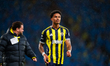 Jayden Oosterwolde of Fenerbahce looks on during the Super Cup final between Galatasaray a...