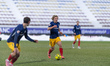 Efe Akman, player number 8 of FC Andorra, is in action during the La Liga Hypermotion matc...