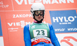 Danil Vassilyev of Kazakhstan competes during the FIS Ski Jumping World Cup in Zakopane, P...