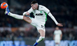 Luca Lipani of US Sassuolo controls the ball during the Serie A Enilive match between AS R...
