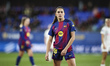 Kika Nazareth of FC Barcelona plays during the Liga F Moeve match between FC Barcelona Fem...