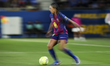 Esmee Brugts of FC Barcelona controls the ball during the Liga F Moeve match between FC Ba...