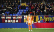 Gemma Font of FC Barcelona plays during the Liga F Moeve match between FC Barcelona Femeni...