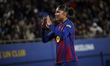 Sydney Schertenleib of FC Barcelona celebrates after scoring a goal during the Liga F Moev...