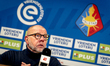 AFC Ajax Amsterdam trainer Fred Grim speaks during the press conference after the match be...