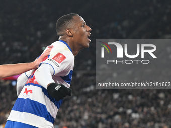 Richard Kone of Queens Park Rangers celebrates after scoring the team's first goal during the Emirates FA Cup Third Round match between West... by MI News/NurPhoto