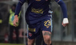 Francesco Lisi of AC Perugia Calcio plays the ball during the AC Perugia Calcio and AC Bra...