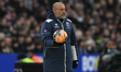 Nuno Espirito Santo, manager of West Ham United, holds the match ball in one hand during t...