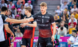 Mateusz Poreba plays during the volleyball match between PGE Projekt Warszawa and Asseco R...