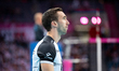 Michal Potera plays during the volleyball match between PGE Projekt Warszawa and Asseco Re...
