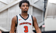 Dalen Davis (3) of the Princeton Tigers is present during an NCAA men's basketball game at...