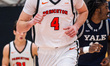 CJ HAPPY (4) of the Princeton Tigers is present during an NCAA men's basketball game at Ja...