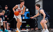 Jack Stanton (21) of the Princeton Tigers possesses the ball during an NCAA men's basketba...