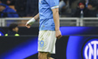 Rasmus Hojlund plays during the Serie A match between FC Internazionale and SSC Napoli at...