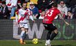 Alvaro Garcia of Rayo Vallecano is in action with the ball during the LaLiga EA Sports foo...