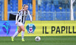 Mathilde Harviken of Juventus F.C. plays during the Women's Super Cup final between Juvent...