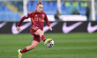 Giada Greggi of A.S. Roma Femminile plays during the Women's Super Cup final between Juven...