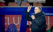 FC Twente trainer John van den Brom is present during the match between FC Utrecht and FC...