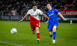 FC Utrecht defender Victor Jensen and FC Twente midfielder Sondre Orjasaeter play during t...