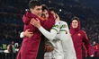 Antonio Arena of A.S. Roma celebrates after scoring the goal to make it 2-2 during the rou...