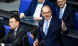 German Interior Minister Alexander Dobrindt attends a question time in the Lower House of...