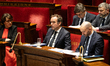 Sebastien Lecornu, the French Prime Minister, is seen during the debates on the two motion...