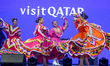 Mexican performers take the stage at 974 Stadium during the 15th Qatar International Food...