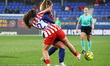 Alexia Putellas and Natalia Penalvo play during the match between FC Barcelona Women and C...