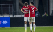 AZ Alkmaar midfielder Sven Mijnans and AZ Alkmaar defender Alexandre Penetra play during t...
