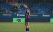 Kika Nazareth of FC Barcelona plays during the Liga F Moeve match between FC Barcelona and...