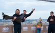 Peter Claffey and Shaun Thomas attend the HBO Max Italy photocall at Hotel De La Ville in...