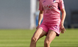 Svenja Vohringer of TSG Hoffenheim is in action during the VisitMalta Women Club Trophy so...