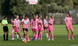 TSG Hoffenheim women soccer players celebrate after scoring during the VisitMalta Women Cl...