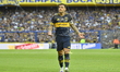 Leandro Paredes of Boca Juniors smiles during a friendly match between Boca Juniors and Mi...