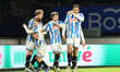 Oliver Braude of SC Heerenveen celebrates after scoring the goal during the match SC Heere...